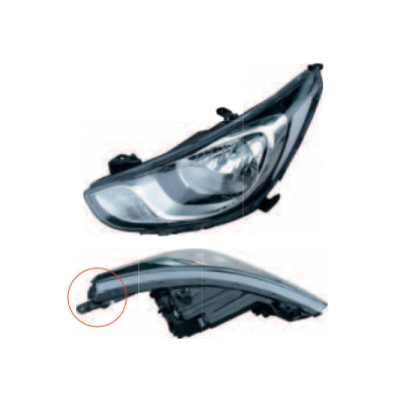 Auto Head Lamp Replacement For Accent 2012(Middle East Type)